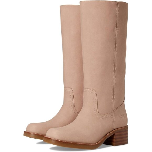 Women's Dusty Rose Miranda Tall Leather Boots - Elegant Comfortable and Trendy